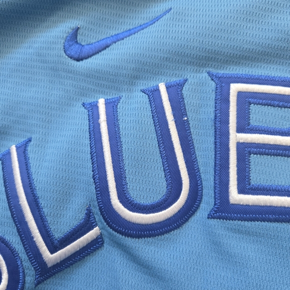 Nike Toronto Blue jays Cavan Biggio Light Blue Jersey #8 MLB - Picture 7 of 12